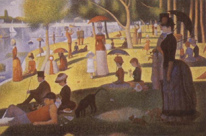 Georges Seurat Sunday Afternoon on La Grande Jatte Spain oil painting art